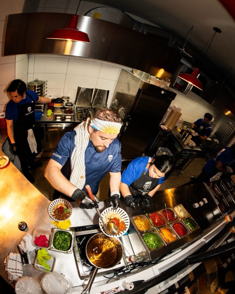 Wen Cheng in der Calwer Passage Stuttgart